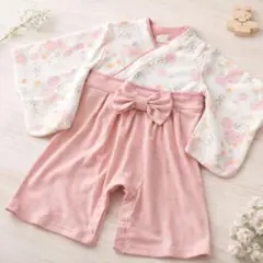 未使用に近い✨袴ロンパース　カバーオール　80サイズ