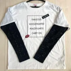 【ピンクラテ】Pinklatte ロンT 長袖　S 150 160