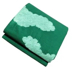 ユ90-2開名古屋帯 絞り　緑　着物帯　仕立て上り