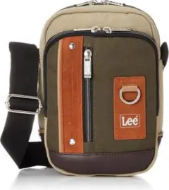【新品】ボディバッグ ブラック・カーキ　ショルダー バッグ　タテ型 Lee