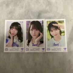 お*る様 野口衣織　ミニフォト　3枚セット
