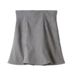 SNIDEL スナイデル　ヘムフレアスカショーパン　スナ　グレー　0サイズ