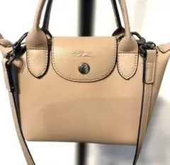 Longchamp ル プリアージュ キュイール XS極美品 ショルダーバッグ