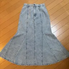 デニムマーメイドスカート