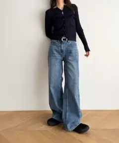 今日だけ値下げOUVIR　SKEWデニムパンツ　canaljean