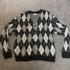 WEGO モヘアライク アーガイルカーディガン Mサイズ 2022年モデル