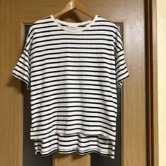 earth music&ecology ボーダー 半袖 Tシャツ サイズフリー