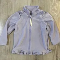 薄紫色 フリル付き ラッシュガード