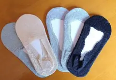 レディース　ソックス　フットカバー　レースソックス　5足セット