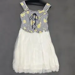 セ*中様 シークレットハニー ひまわり チュールふわふわワンピースのサムネイル