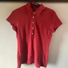 Ralph Lauren 赤 半袖 ポロシャツ L ビッグポロ