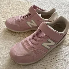 New Balance キッズシューズ ピンク ベルクロ　21.5センチ