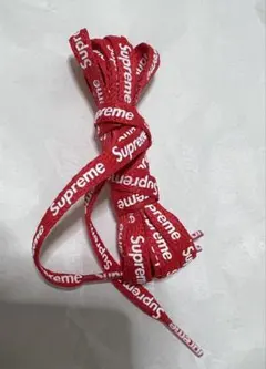 【新品】ナイキエアフォース1 supreme シューレース 赤靴紐