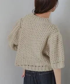 Bab ニット セーター ベージュ FREEサイズ