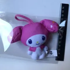 マイメロぬいぐるみストラップ　マック