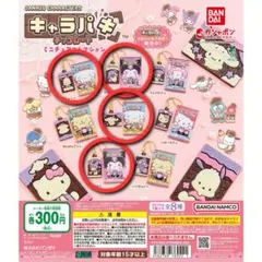 サンリオキャラクター　キャラパキ　ミニチュアコレクション　4点セット　おまけ付き