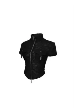theredthread w zip garter tops blackのサムネイル
