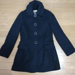 レディース　イング　INGNI ウール混コート　黒　Mサイズ