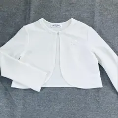 CHOPIN deux ホワイト カーディガン 130