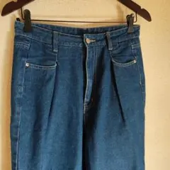 レディース デニム ジーンズ ハイウェスト タック入り