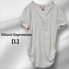 Ethan's Expressions 【L】 Vネック ラウンドヘム