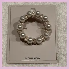 GLOBAL WORK パールブローチ フォーマル 卒業式　入学式【新品未使用】