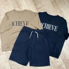 GU150㎝　Tシャツ(2枚)とショートパンツセット