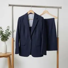 THE SUIT COMPANY she スーツ上下 ネイビー　スカートのサムネイル