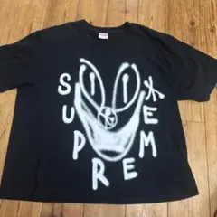 Supreme スプレーロゴ Tシャツ ブラックのサムネイル