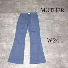 美品 MOTHER PATCH PKT FLARE フレア デニムパンツ 24のサムネイル