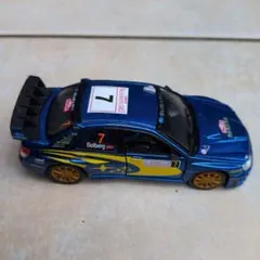 新品未使用☆Subaru ImprezaWRC2007キンスマート1/36ブルー
