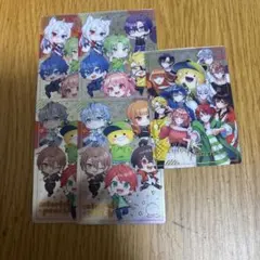 カラフルピーチ ウエハース 全員集合 ミニキャラ 等身セット