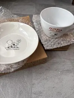 スヌーピー マグカップと皿 セット
