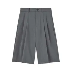 GU バミューダショートパンツ ダークグレー