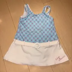 水着 スカート付き 130cm 水玉模様