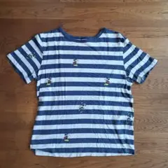 ミッキーマウス ストライプ Tシャツ