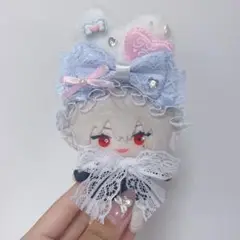 にじぱぺ にじぱぺっと ヘッドドレス ぬい服 うさ耳 ちびぐるみ おまんじゅう2