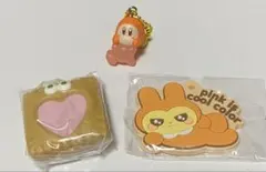ストラップ 3個セット こぐまいたんカフェ 星のカービィ コッペパンわにのサムネイル