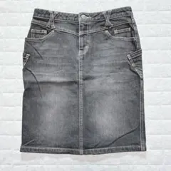 コルザ デニムスカート ひざ丈