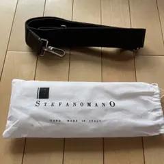 【新品　ステファノマーノショルダーストラップ　キャンバス　ダークブラウン】のサムネイル