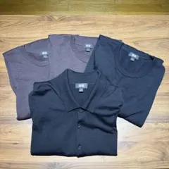 ユニクロ メリノニットポロセーター メリノクルーネックセーター