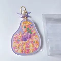 ディズニー ラプンツェルアートコレクション スライドミラー キーホルダー中川翔子
