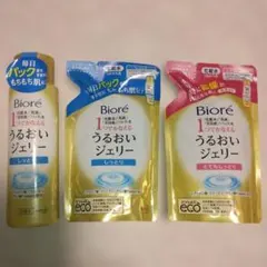 ①ビオレうるおいジェリー化粧水②しっとりつめかえ③とてもしっとりつめかえ合計3個のサムネイル