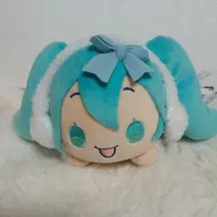 初音ミク×シナモロール 寝そべりぬいぐるみ WINTER Ver.
