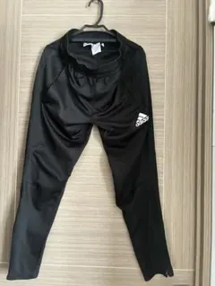 adidas 黒 ジャージパンツ M