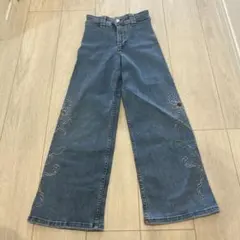 ZARA 刺繍デニム　SIZE9 CM134