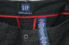 GAP(ギャップ）ストレッチウールパンツ　グレー　W29L32