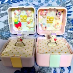 ウィッシュミーメル いちご新聞50周年ゆめきゅんリングBOX 色違い2個セット