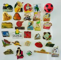 Q122 30個 ピンバッジ　アンティーク ヴィンテージ ビンテージ 蚤の市 卸