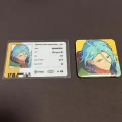 あんスタ　HiMERU TRIP 特典　ID風カード　スクエア缶バッジ